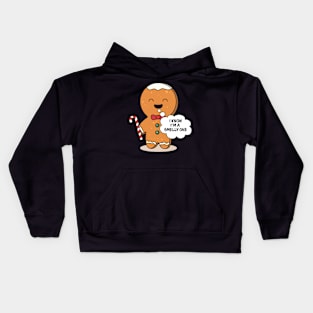 Gingerbread Family Pajama I Know I'm A Smelly One Kids Hoodie